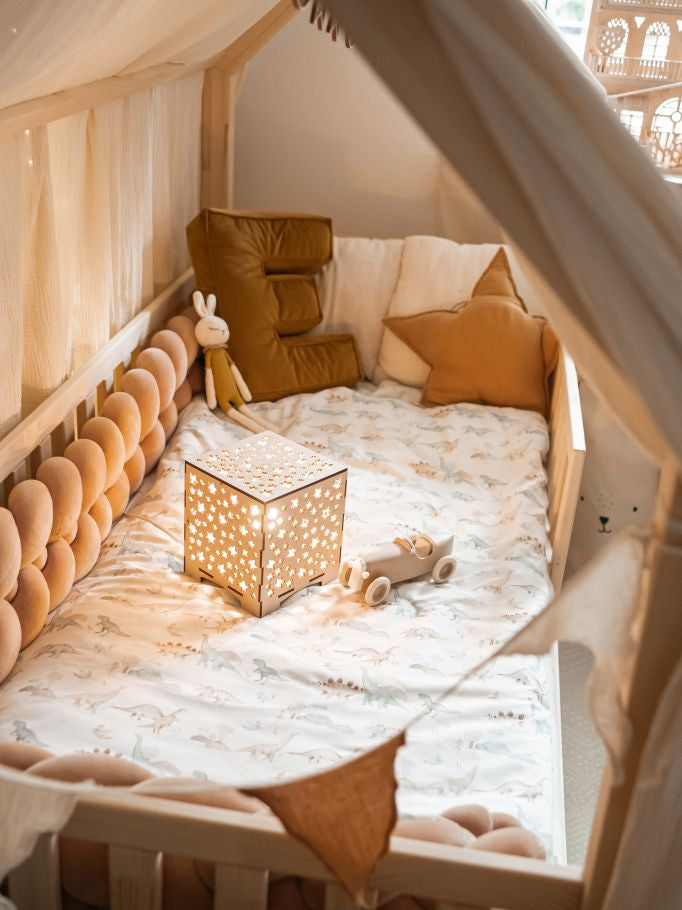 Velours-Nestchenschlange - Beige