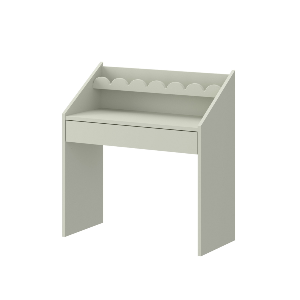 Biurko Montessori Book Nook sage – kompaktowe biurko dla dzieci