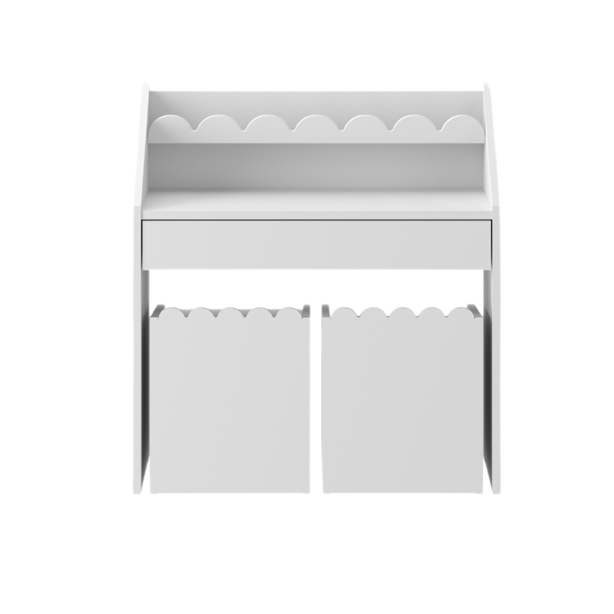 Biurko Montessori Book Nook snow – kompaktowe biurko dla dzieci