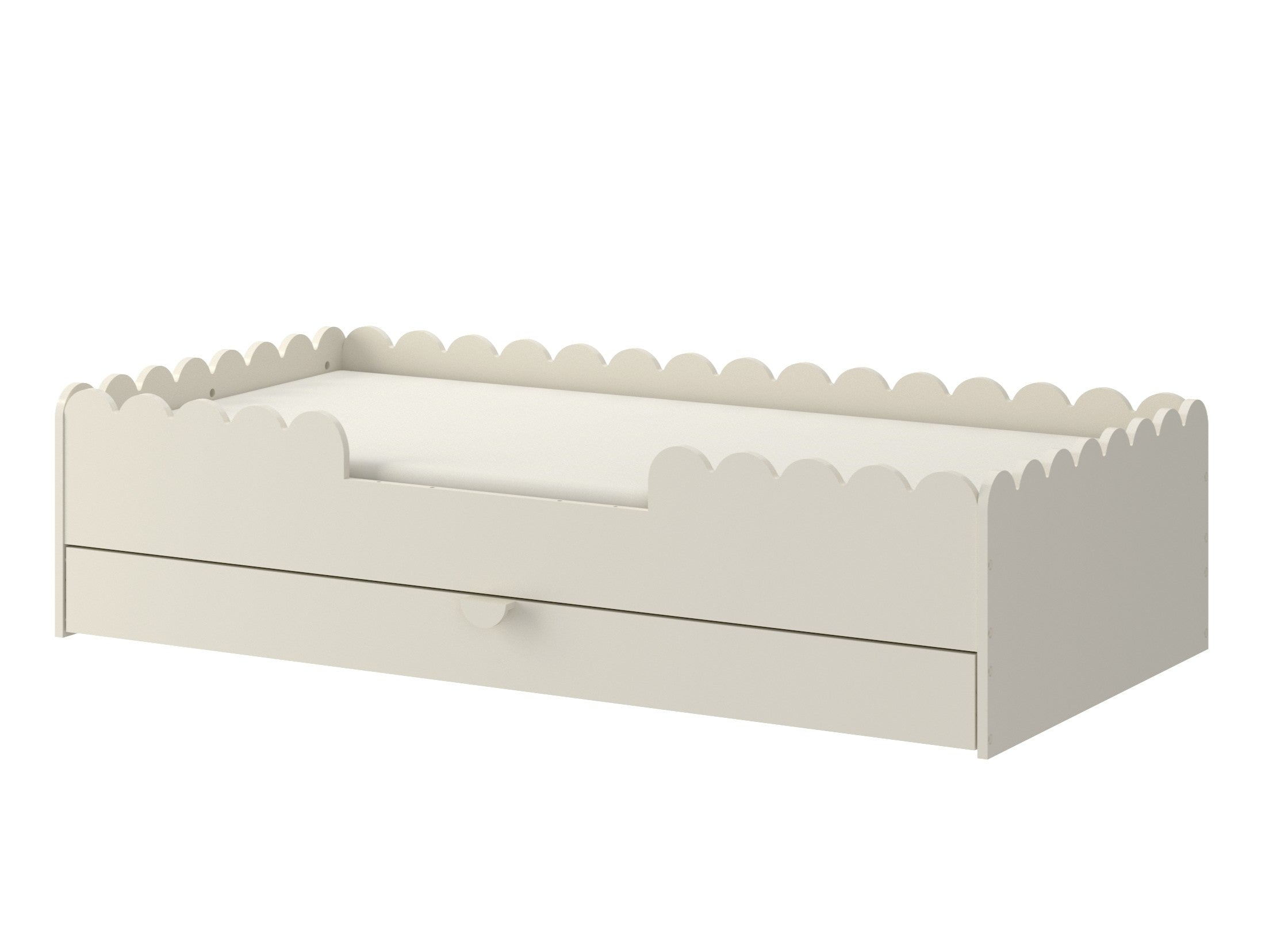 Book Nook latte łożko dziecięce w stylu Monetssori 80x160 z szufladą