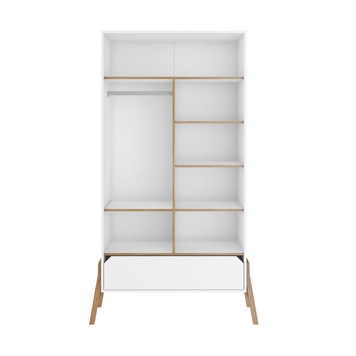 Lotta Snow 2-türiger Kleiderschrank