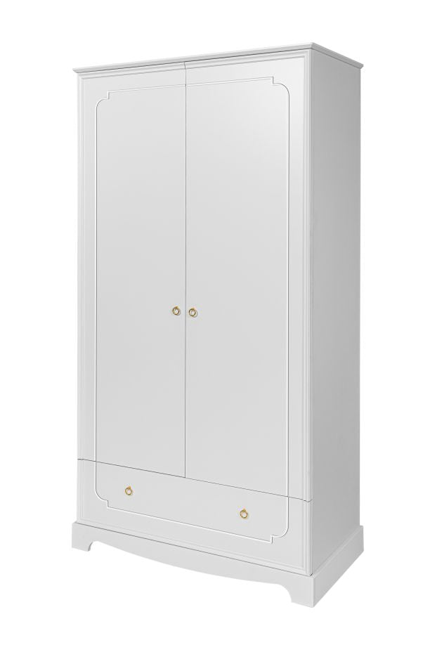 Royal zeitloser weißer 2-türiger Kleiderschrank