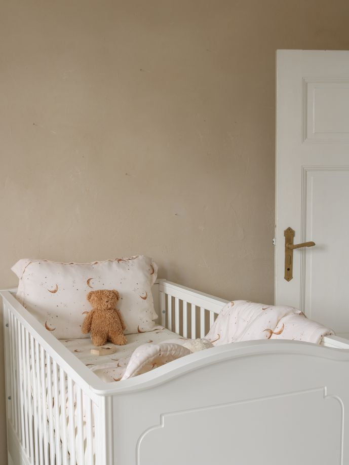Royal timeless white łóżeczko 70x140 z szufladą