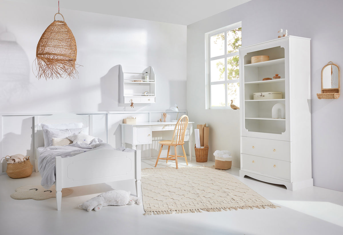 Royal timeless white łóżko 90x200