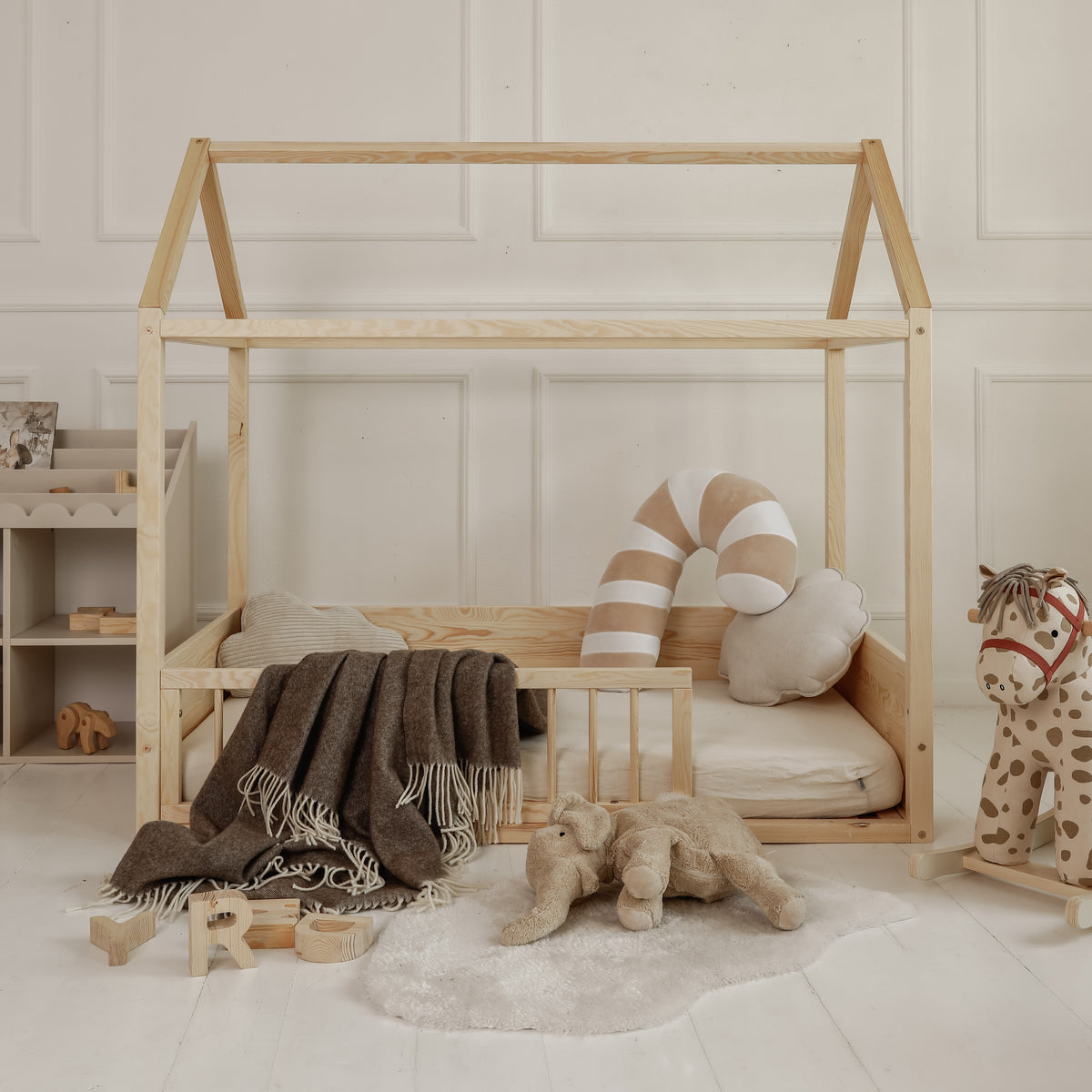 Wood Nest – zestaw paneli bocznych do łóżka 70 × 140