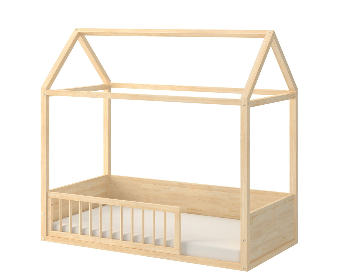 Wood Nest – przednia barierka ochronna do łóżka 70 × 140