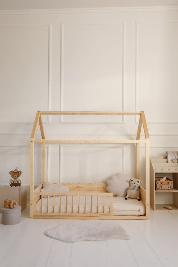 Wood Nest – przednia barierka ochronna do łóżka 70 × 140