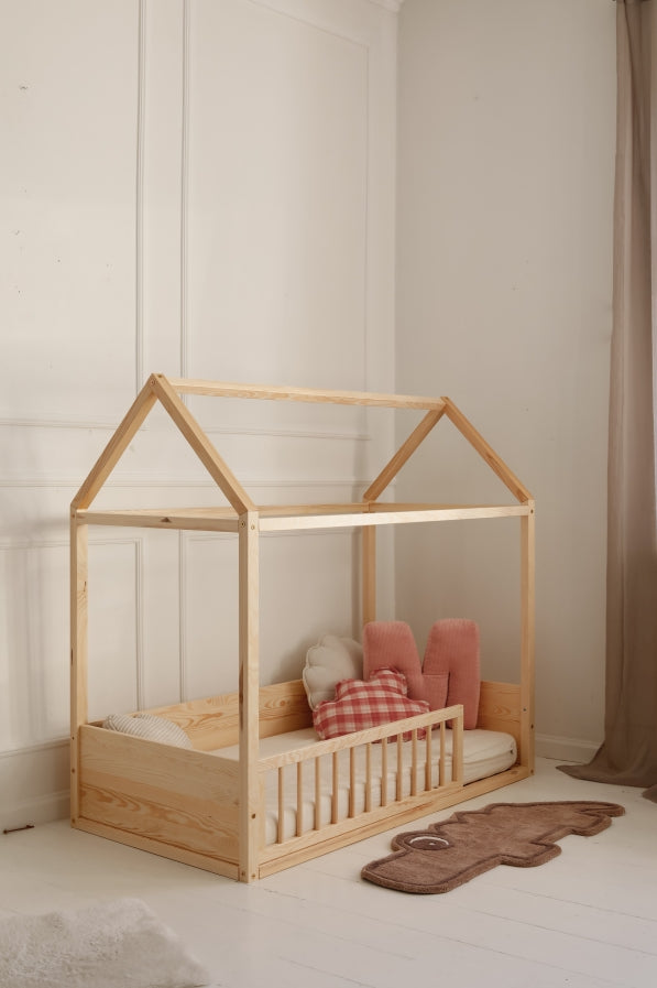 Wood Nest – przednia barierka ochronna do łóżka 70 × 140