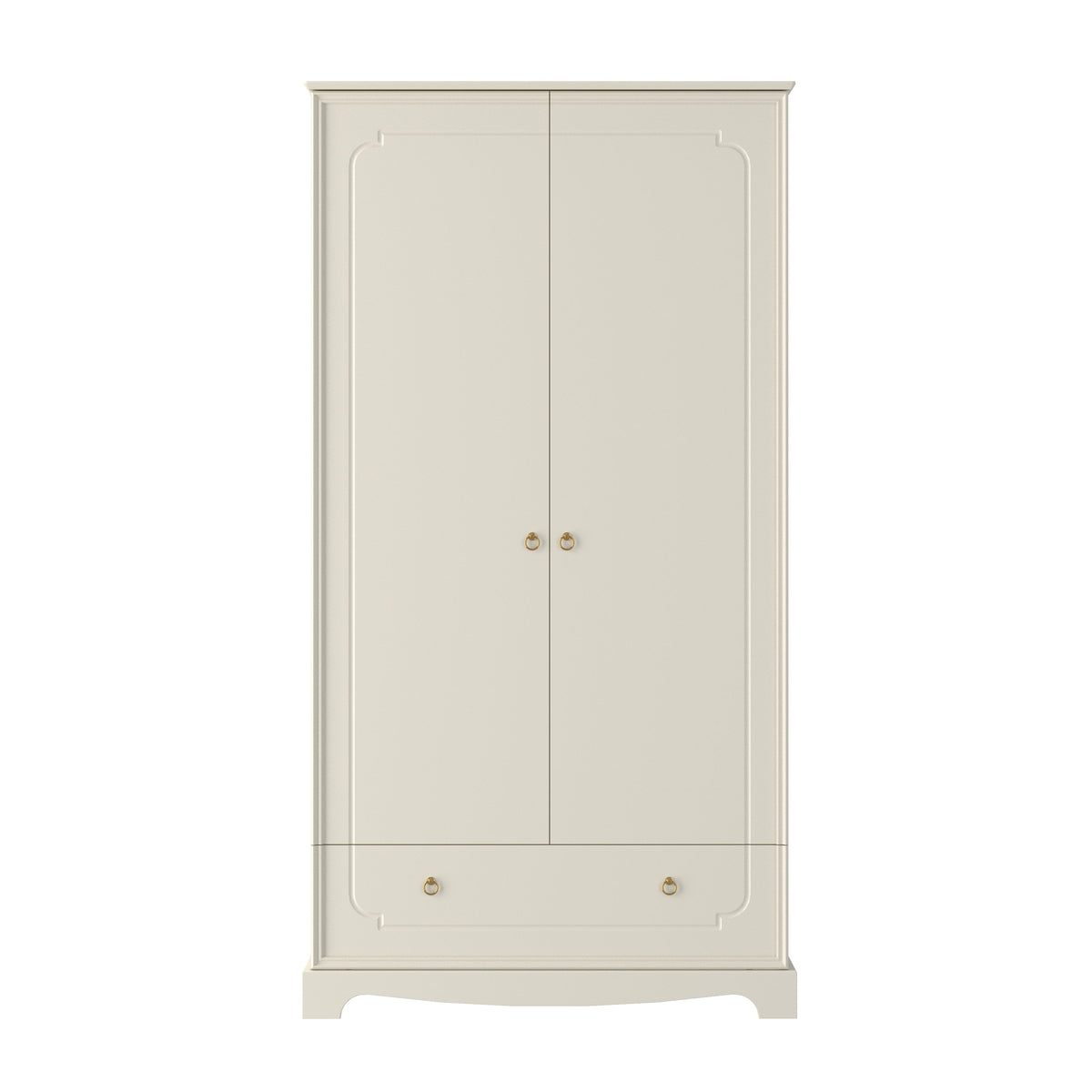 Royal Latte Kleiderschrank 2-türig