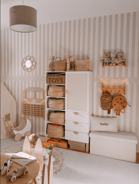 Pokoik dziecięcy i niemowlęcy w stylu boho