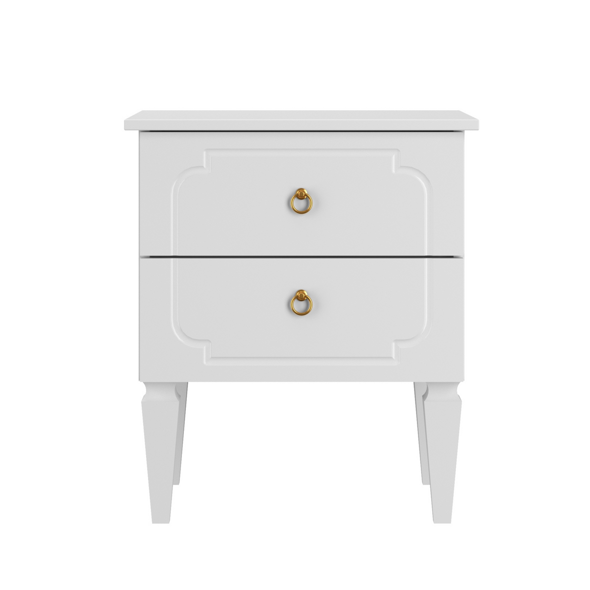 Royal timeless white Nachttisch