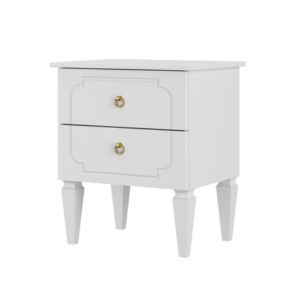 Royal timeless white Nachttisch