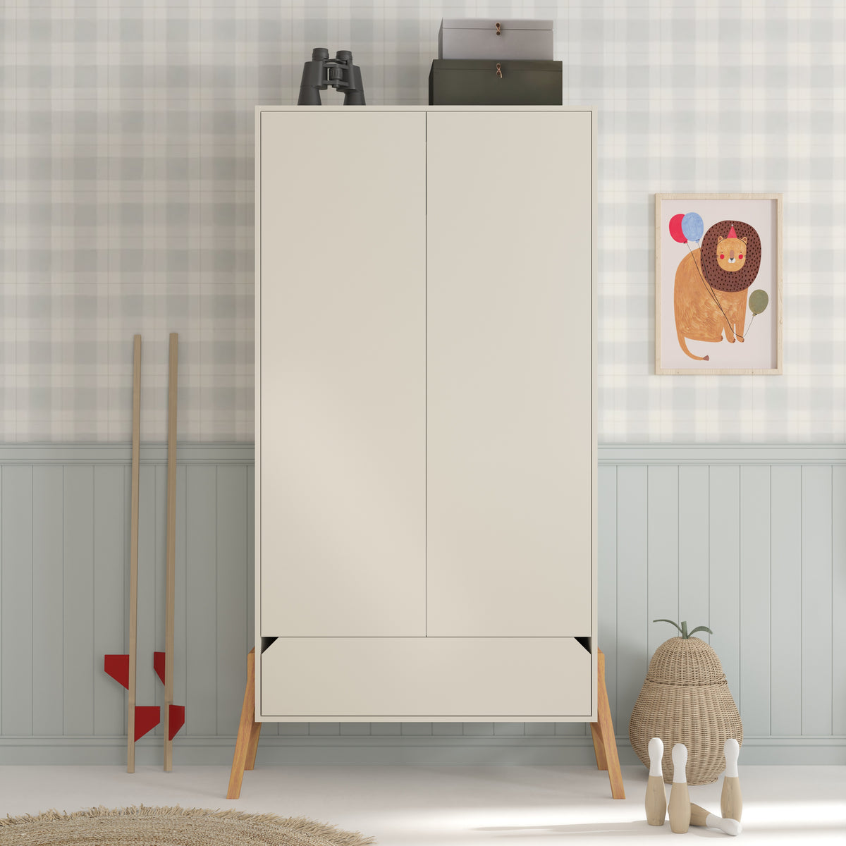 Lotta Latte 2-türiger Kleiderschrank