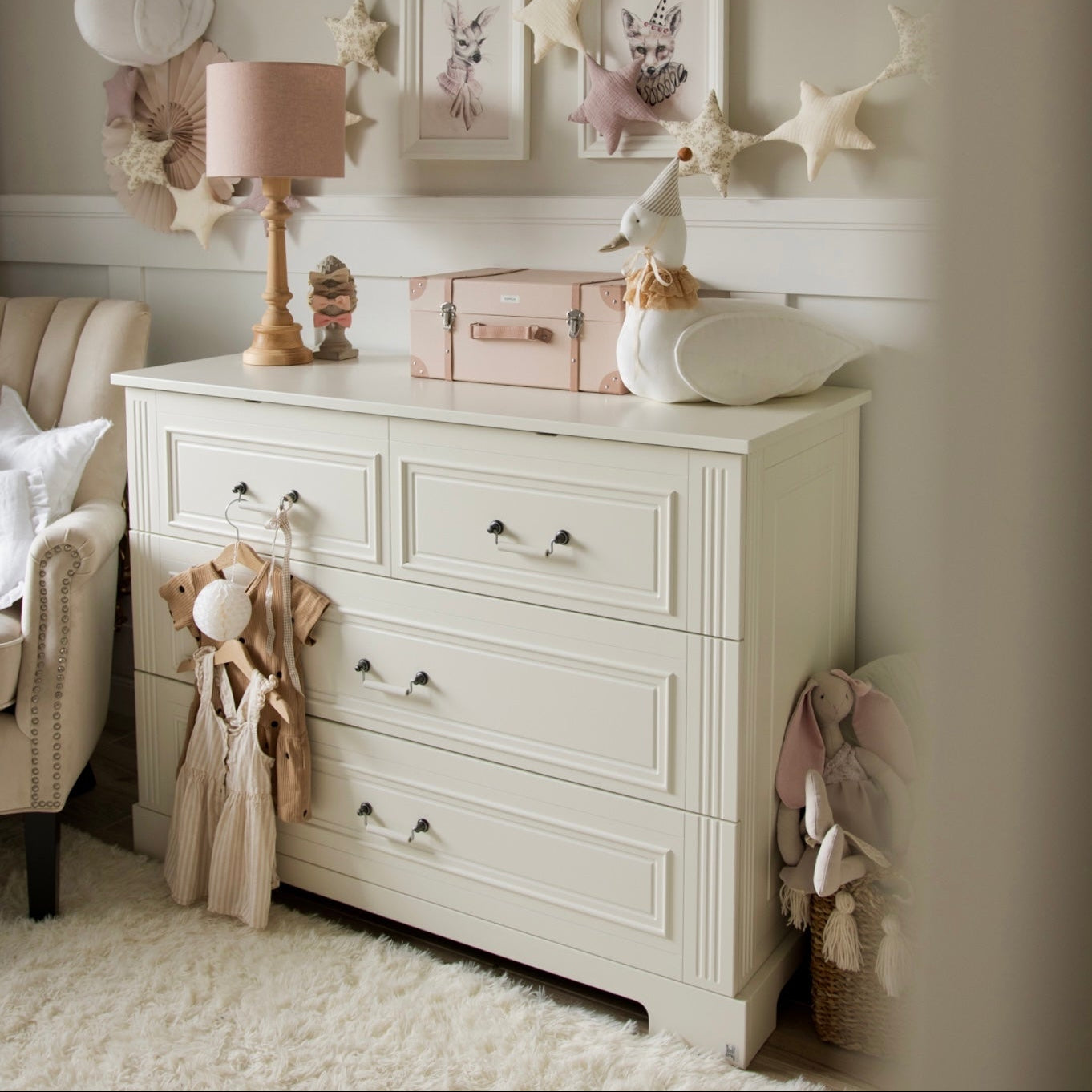 Zestaw mebli Ines elegant white