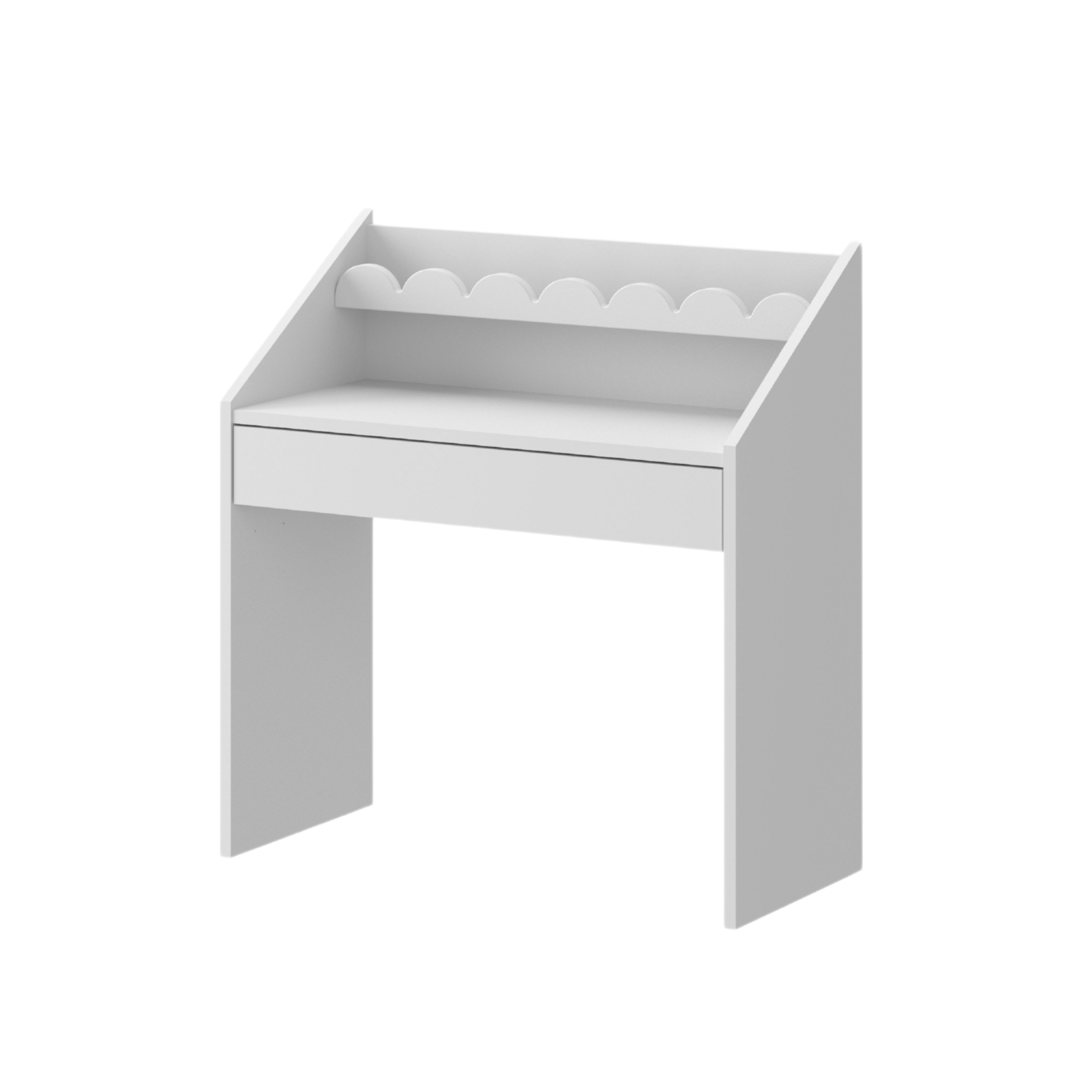 Montessori Schreibtisch „Book Nook snow“ – kompakter Kinderschreibtisch
