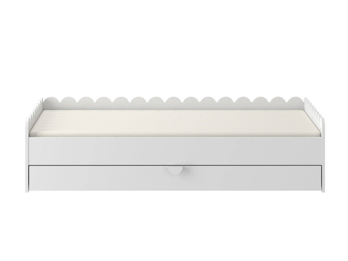 Book Nook Schnee Montessori-Bett 80x160 mit Schublade