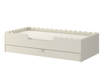 Book Nook latte łożko dziecięce  w stylu Monetssori 80x160 z szufladą