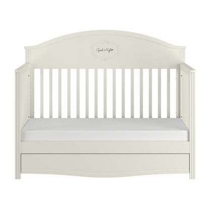 Good Night elegantes weißes Babybett 70x140