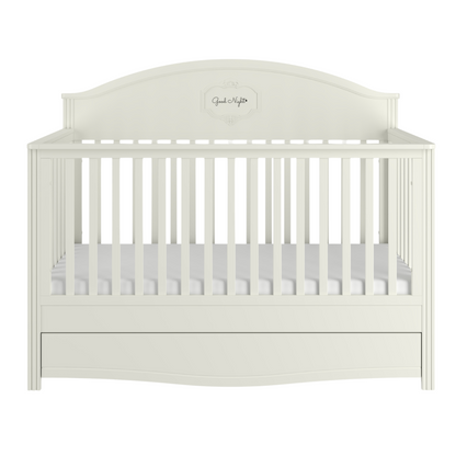 Good Night elegantes weißes Babybett 70x140