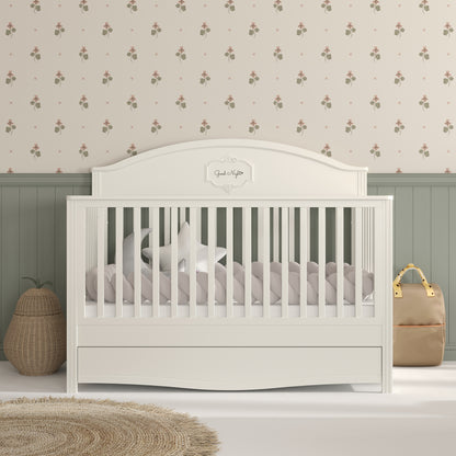 Good Night elegantes weißes Babybett 70x140