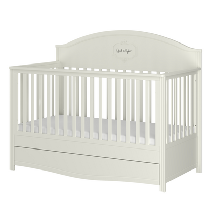 Good Night elegantes weißes Babybett 70x140