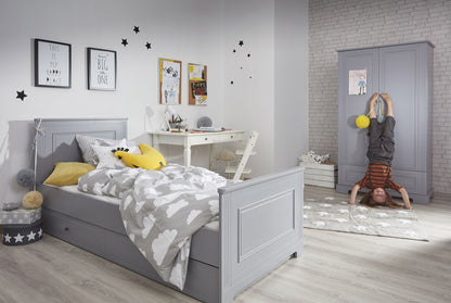 Ines neutral gray szafa 2-drzwiowa tall