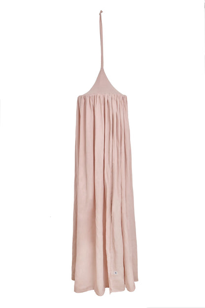 Dusty Pink - Leinenhimmelbett-Baldachin