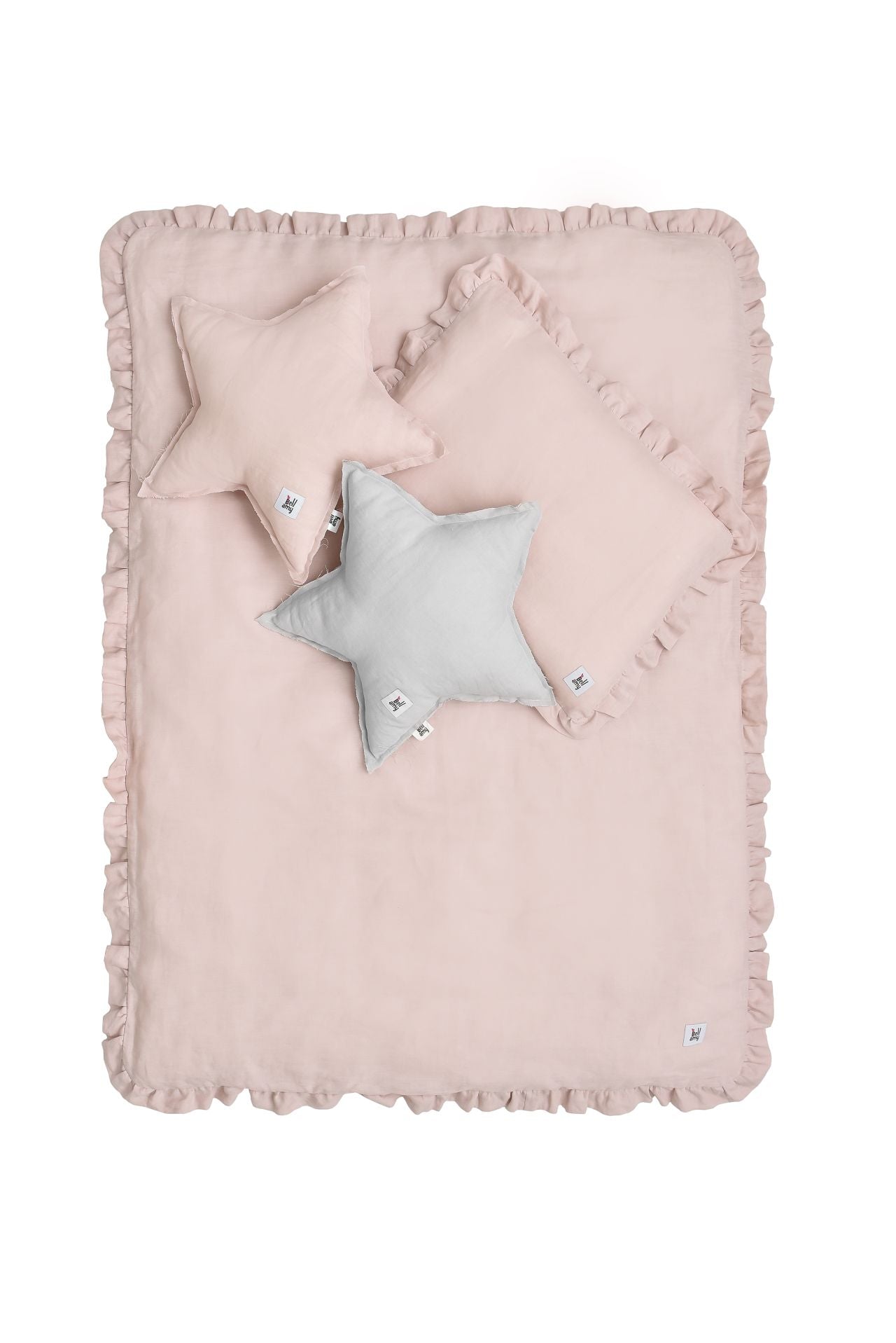 Dusty pink- lniana pościel 2-el z wypełnieniem 140X200