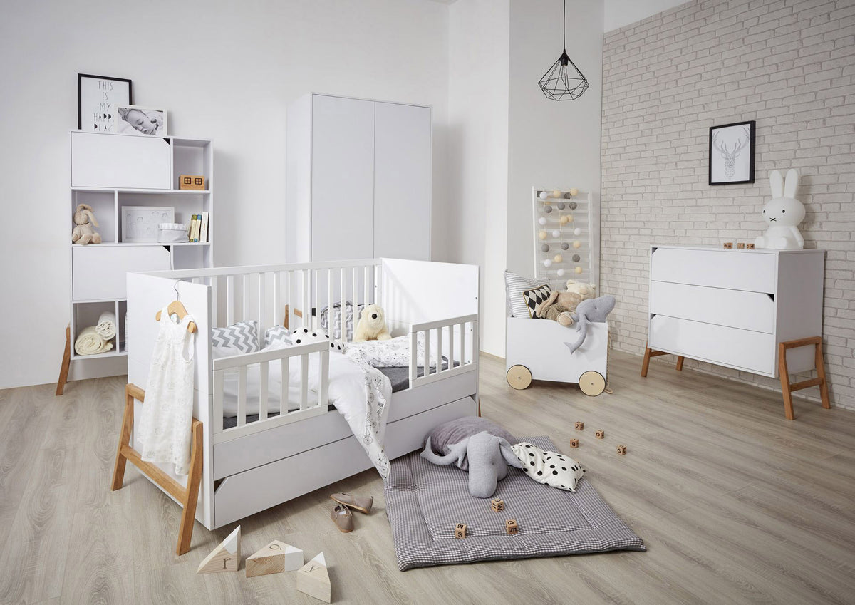 Lotta/ Royal Bettgitter für Babybett 70x140 snow/ timeless white