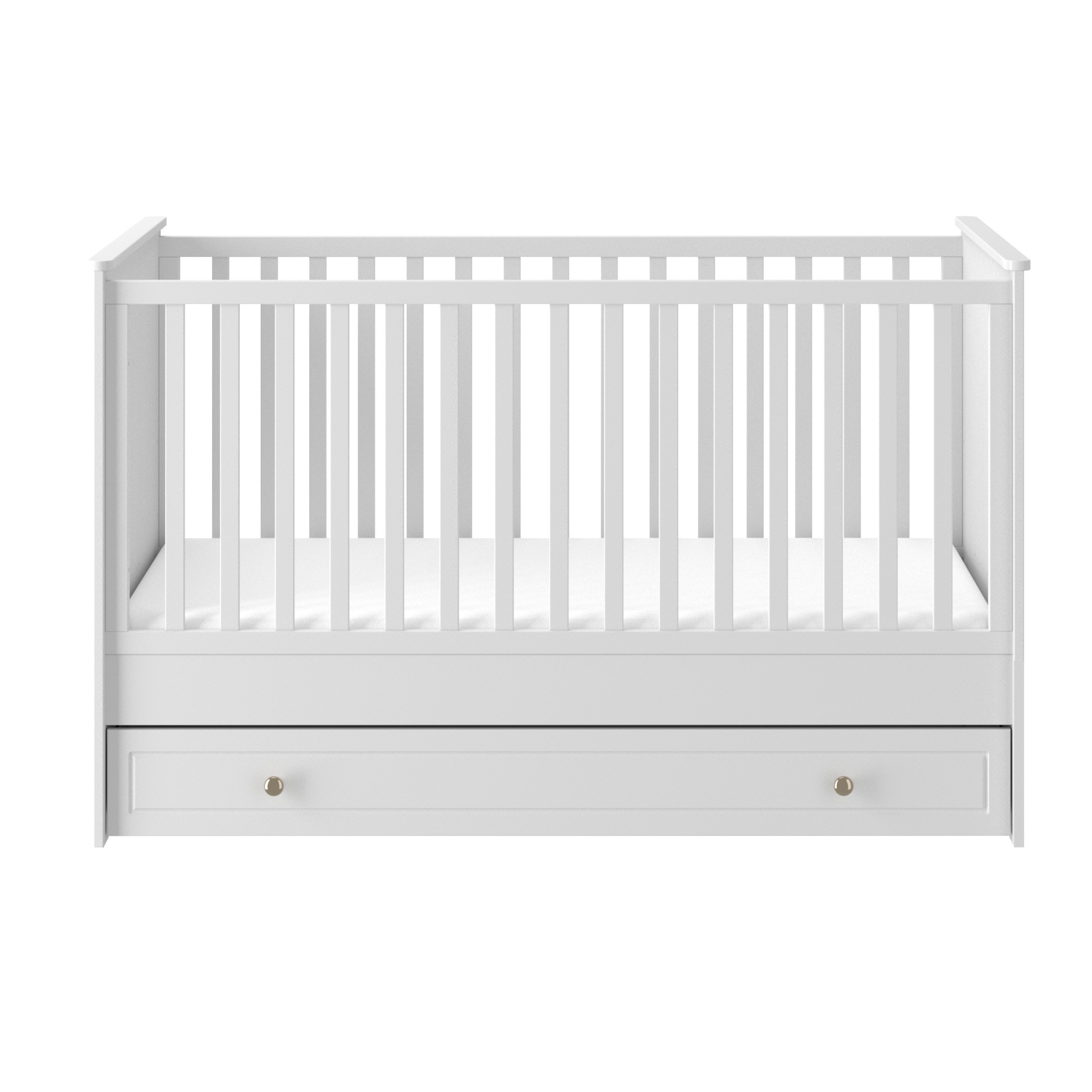 Marylou snow bliss łóżeczko 70x140 z funkcją tapczanika