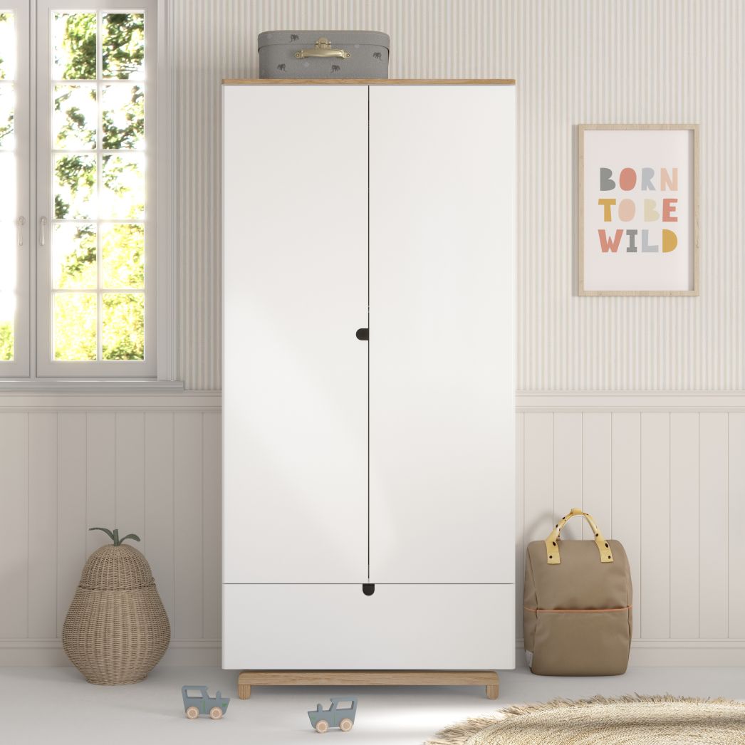 Nomi 2-türiger Kleiderschrank