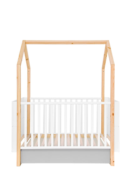 Pinette łóżeczko 70x140  rozsuwane do 160 cm z funkcją tapczanika