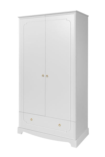 Royal zeitloser weißer 2-türiger Kleiderschrank