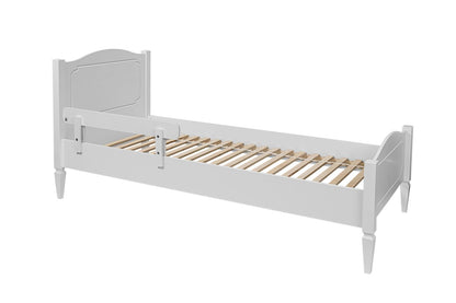 Royal zeitloses weißes Bett 90x200