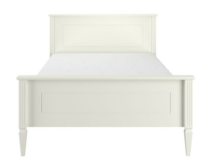 Ines elegantes weißes Bett 120x200