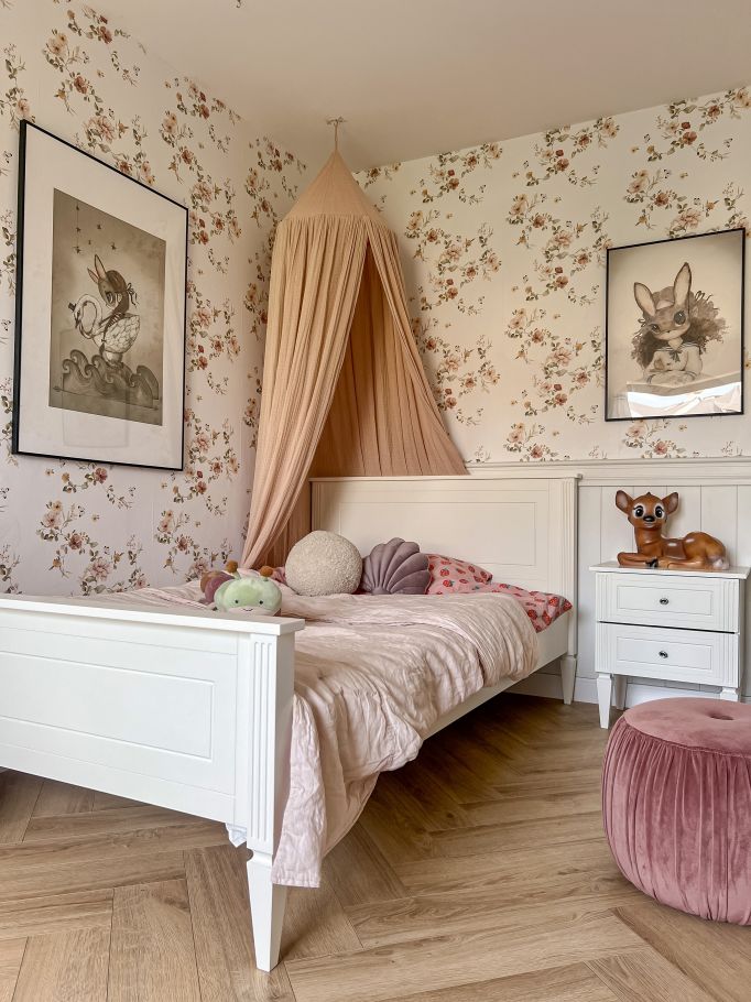 Ines elegantes weißes Bett 120x200