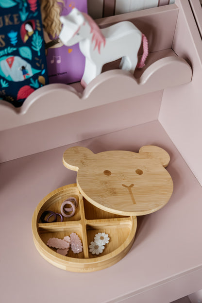 Biurko Montessori Book Nook vintage rose – kompaktowe biurko dla dzieci