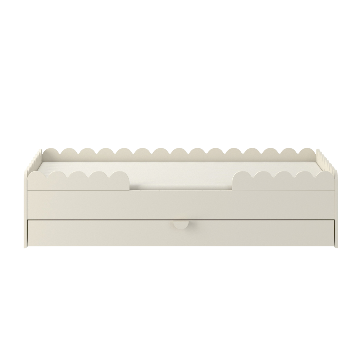 Book Nook latte łożko dziecięce  w stylu Monetssori 80x160 z szufladą