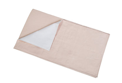 Dusty pink - lniany przewijak do łóżeczka UP!