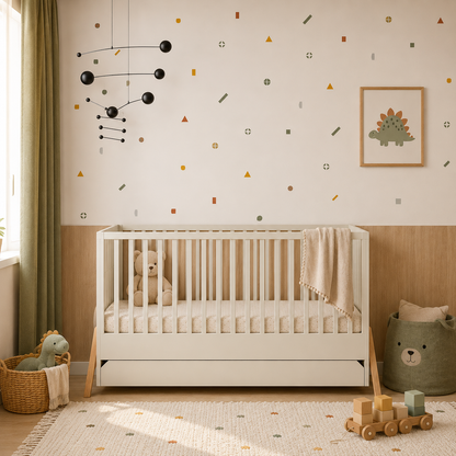 Lotta latte łóżeczko 70x140 z funkcją tapczanika