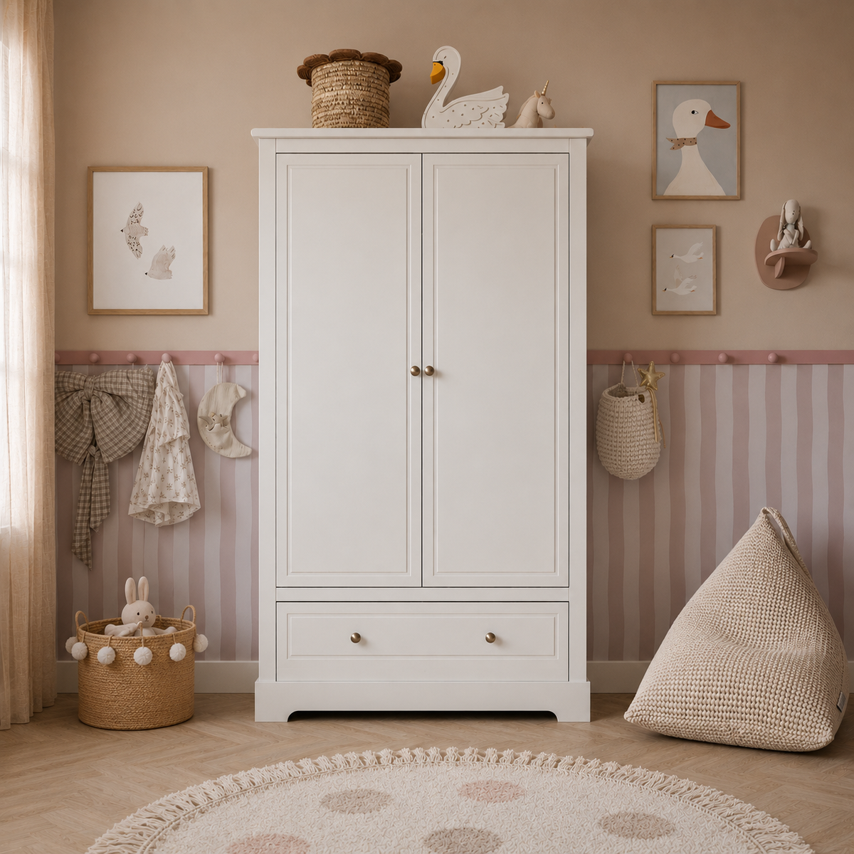Marylou snow bliss 2-türiger Kleiderschrank