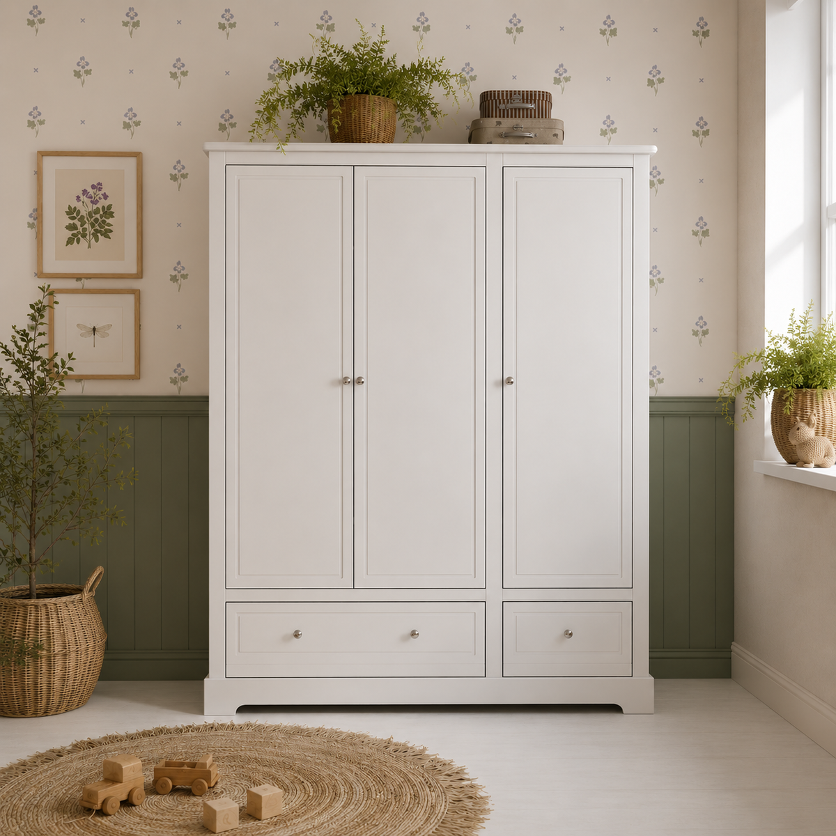 Marylou Snow Bliss 3-türiger Kleiderschrank