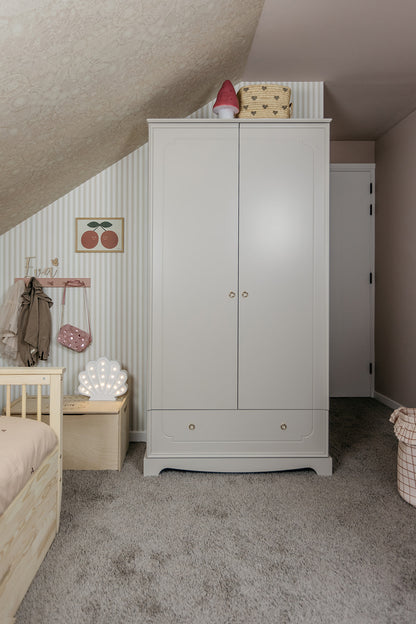 Royal Latte Kleiderschrank 2-türig