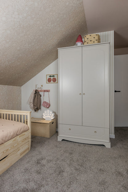 Royal Latte Kleiderschrank 2-türig