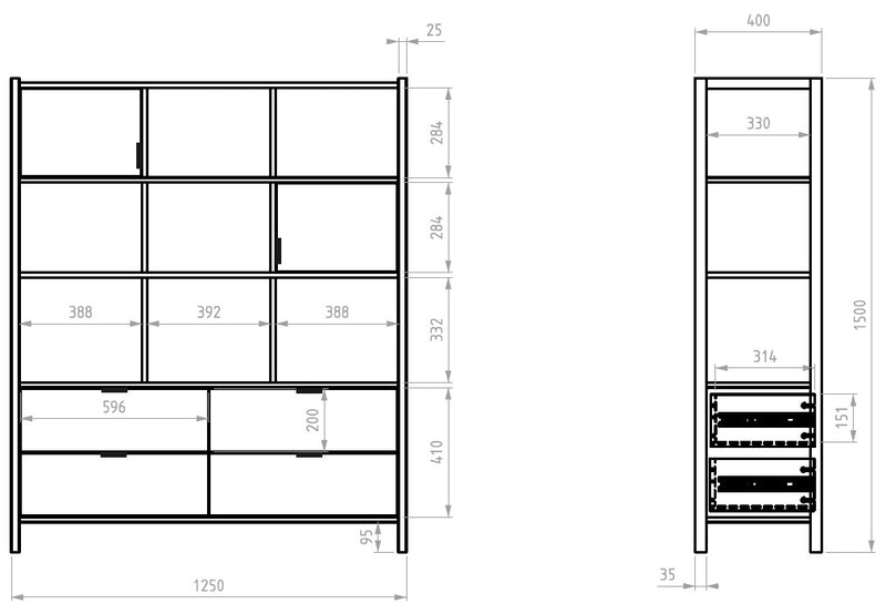Collapsible dimensions image