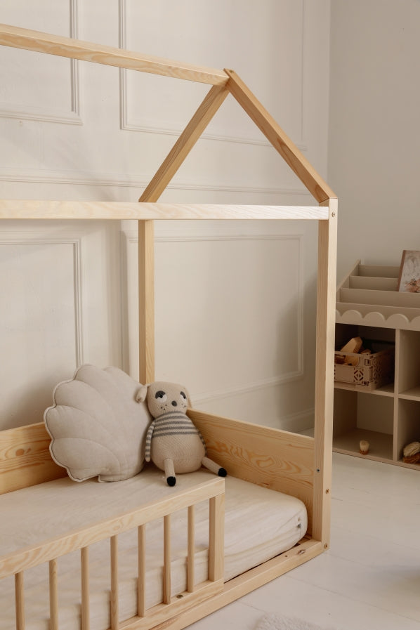 Wood Nest – przednia barierka ochronna do łóżka 70 × 140