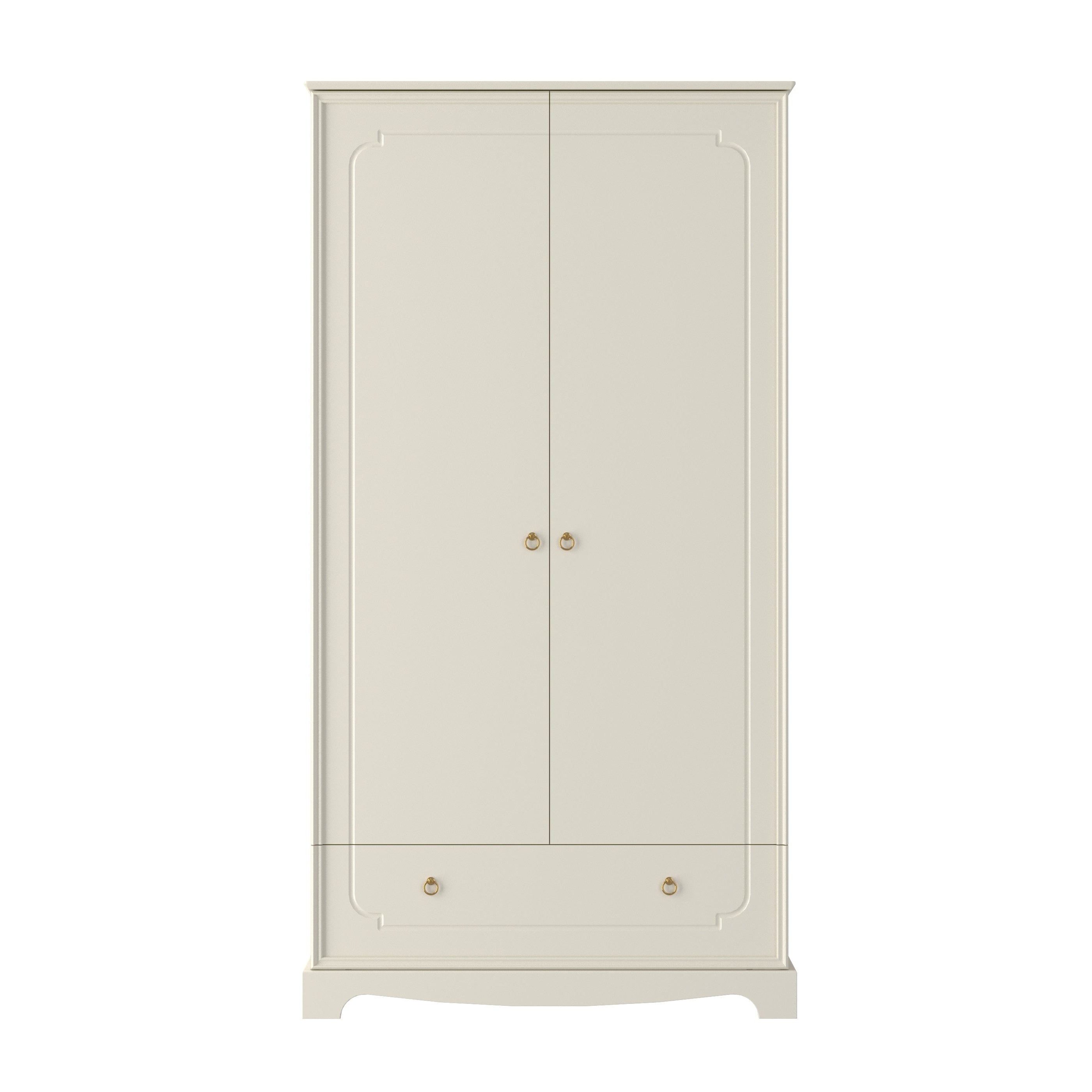 Royal Latte Kleiderschrank 2-türig