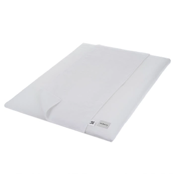 Linen changing mat with cover and towel snowy white
