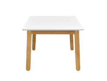  Woody elegant white table