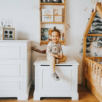 Ines elegant white toybox